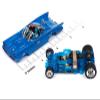 Auto World 4Gear SC395-3 1966 TV Series Mobile (Blue) HO Scale Slot Car view 3