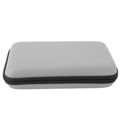 Bewinner Game Console Travel Case, Protective 2 Way Zipper Game Console Carrying Case Hard Shell for New 3DS XL (Silver)