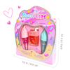Hot Focus | Strawberry and Buble Gum Ice Cream Flavored Lip Gloss Set Assorted Lip Gloss Flavors, Non-Toxic Makeup for Kids & Teens (Sweet) view 2