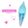 Hot Focus | Strawberry and Buble Gum Ice Cream Flavored Lip Gloss Set Assorted Lip Gloss Flavors, Non-Toxic Makeup for Kids & Teens (Sweet) view 4