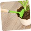 KONTONTY 2sets Boy Girl Gardening Tools Mini Metal Trowel Rake Shovel with Sturdy Wooden and Adorable Garden Tools for Boys and Girls Random Colors view 3