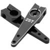 3Pack Vgoohobby 25T Servo Arm Horn Aluminum 25 Teeth Steering Arms Compatible with Futaba Hitec Savox Power HD Servo Motors Fit RC Crawler Car Airplane Plane Boat (1.25inch,Black) view 4