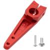 3Pack Vgoohobby 25T Servo Arm Horn Aluminum 25 Teeth Steering Arms Compatible with Futaba Hitec Savox Power HD Servo Motors Fit RC Crawler Car Airplane Plane Boat (1.25inch,Red) view 3