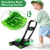 Kids Lawn Mower with Realistic Grass-Cutting Action and Sounds  No Batteries Required | Fun Outdoor Push Toy, Birthday Gift & Holiday Present for 3, 4, 5, 6Year Old Boys and Girls (Black) view 2
