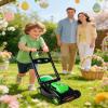 Kids Lawn Mower with Realistic Grass-Cutting Action and Sounds  No Batteries Required | Fun Outdoor Push Toy, Birthday Gift & Holiday Present for 3, 4, 5, 6Year Old Boys and Girls (Black) view 4