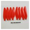 Fit for Apply to 70.7mm 8pcs SG907 Propellers Fans A B Blades RC Drone Qaucopter Spare Parts Blades Set Replacement Accessories(Red) view 1