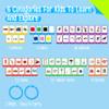 60 English Spanish Flash Cards, Double-Sided Nouns Cards Bilingual Sight Words - Animals, Colors, Food, Vehicles Cards, Language Vocabulary Learning Tool for Beginners 5+ with 2 Reclosable Rings view 4