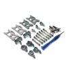 DAIHAOUU Metal Upgrade Hydraulic Shock Steering Cup 7 Piece Set for WLtoys 144010 144001 144002 124016 124017 124018 124019 RC Car Parts(Purple) view 4