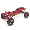 DAIHAOUU Metal Upgrade and Modification Front and Rear Door Bridge Frame Chassis for MN Model 1/12 MN78 RC Car Parts(Black) view 4