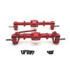 DAIHAOUU Used for MN Model 1/12 MN82 LC79 MN78 D90 D91 D96 New99S RC Car Parts Metal Upgraded Front and Rear Door Bridges(Red) view 1