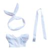 niannyyhouse 10cm-15cm 20cm Plush Doll Clothes Headband Pajamas Belt Yukata Outfit Stuffed Toy Dressup (Blue, 10cm-15cm) view 1
