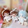 niannyyhouse 10cm-15cm 20cm Plush Doll Clothes Headband Pajamas Belt Yukata Outfit Stuffed Toy Dressup (Blue, 10cm-15cm) view 2
