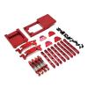 DAIHAOUU Used for MN Model 1/12 MN168 MN78 RC Car Parts Metal Upgrade Vulnerability Kit(Red) view 2