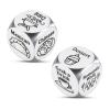 2PCS What to Eat Food Decision Dice, Valentine Day Gifts for Boyfriend Husband, Date Night Dinner Dice Gifts, Bridesmaid Proposal Gifts, Date Night Dinner Dice Gifts, Anniversary Giifts for Him Her view 1
