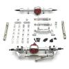 DAIHAOUU for MN Model 1/12 MN82 LC79 MN78 RC Car Parts Metal Upgrade Front and Rear Assembly Kit(Black) view 3
