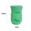 2 Pack Silicone Sleeves Compatible with Philips Avent Glass Baby Bottles 8 oz, to Prevent The Baby Bottles from Breaking, BPA-Free (Green+Light Green) view 3