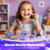 ULOVEME Kids Real Makeup Kit for Little Girls - Real, Non Toxic, Washable Make Up Toy - Umicorn Toys Gift for 3 4 5 6 7 8 9 10 12 Years Old Girls Birthday (Rainbow Crossbody Bag) view 2
