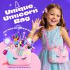 ULOVEME Kids Real Makeup Kit for Little Girls - Real, Non Toxic, Washable Make Up Toy - Umicorn Toys Gift for 3 4 5 6 7 8 9 10 12 Years Old Girls Birthday (Rainbow Crossbody Bag) view 3