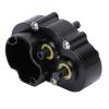 Aluminum Alloy Lightweight Gearbox OD-3 Overdrive Transmission, Straight Axle Chassis for SCX10 II VS4-10 with Right Front Layout, Integrated Chassis Design view 3