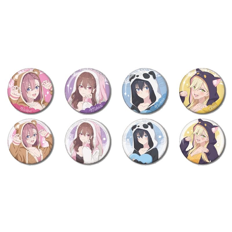 2.5 Dimensional Temptation Trading Can Badge Kigurumi Pajamas Ver., Box of 8