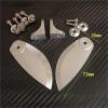 2Pcs Aluminum Alloy Turn Fins, 72-95-112mm RC Boat Accessories for Racing O-Boats(72mm Pair) view 2