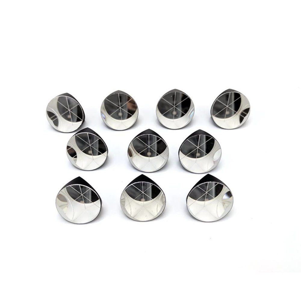 D25.4mm Trihedral Retroreflector, 8 Arc Secs, Silver Coated K9 Silver Coated 1inch Corner Cube Prism 10 Pcs