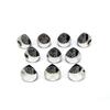 D25.4mm Trihedral Retroreflector, 8 Arc Secs, Silver Coated K9 Silver Coated 1inch Corner Cube Prism 10 Pcs view 1