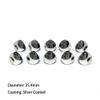 D25.4mm Trihedral Retroreflector, 8 Arc Secs, Silver Coated K9 Silver Coated 1inch Corner Cube Prism 10 Pcs view 4