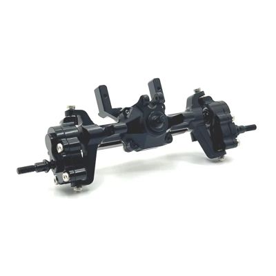 DAIHAOUU Used for FMS 1/24 FCX24 for Xiaoqi Crusher for Chevrolet K5 RC Car Parts Front and Rear Door Bridge Assembly(Front axle Black)