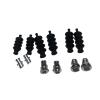 2 Sets of Tie Rods Waterproof Rubber Organ Sleeves M10 Aluminum SeatsRC Boat Part(9mm Aluminum Sleeve 42mm Organ) view 2