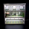 3 Tier Car Model Display Case,16 Parking Spaces Model Car Show Case,1:64 Garage Collectible Show Car Model Display Case with Led Light view 3