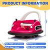 12V Electric Bumper Car for Toddlers Kids Ride on Toys, 360 Degree Spin Riding Bumping Car with Remote Control, Music, LED Light, Baby Bumper Car Gift for Boys & Girls view 2