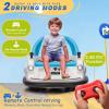 12V Kids Electric Bumper Car, Baby Bumper Car for Toddlers, 360 Spinning Riding Bumping Car with Remote Control, Music, LED Light, Ride on Toy Gift for Boys & Girls view 3