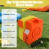 Bounce House Blower, 1400W-1600W Portable Commercial Bounce House with Handle for Girls/Boys, 2Hp/1.5Hp Dual Mode Air Blower for Inflatable Bounce House Bouncy Castle Slides view 3