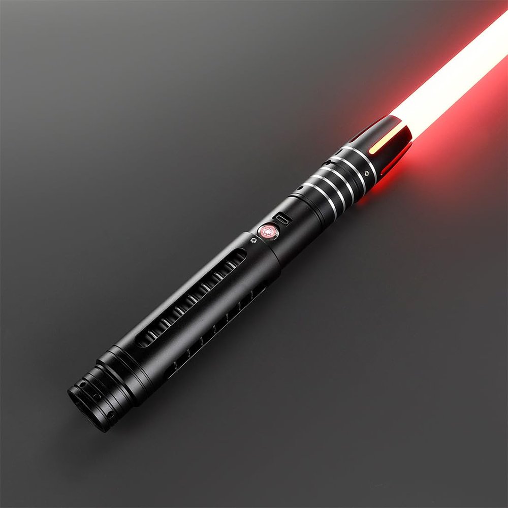 BrickCraftWorks Darth Vader Saber Set with Removable Hilt Cosplay Prop for Adults, 3 Lighting Effects 16 Sound Fonts Support Motion Control and APP Control (Xenorgb Version)