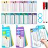 Anemeeoke 30Pack Multi Math Flash Cards, Multiplication Division Flashcard, with 2 Dry Erase Markers, 2 Rings, Educational Times Table Flashcards for Classroom Home view 1