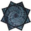 BVCY Flowstar Beginners Flow Star Easy Spinning Cloth to Rotate Sided Print Fingertip Rotating Flow Toy Dapo Star Blue Vortex Maze (R01-style7) view 1