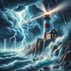 1000pcs Puzzles for Adults,Beginners Relaxation Puzzles Gifts,Lighthouse in A Storm,Jigsaw Puzzles Set to Exercise Dexterity,Bathroom Decor,Room Decor view 1