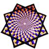 Flowstar Beginners Flow Star Spinning Cloth Easy to Rotate Sided Print Double Stitched Flow Toy Fingertip Rotating Flow Toy Dapo Star (Style-4) view 1