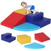 4 PCS Baby Foam Climbing Blocks for Toddlers, Foam Play Gym Baby Climbing Blocks Climbing Toys for Toddlers 1-3 Inside, Foam Play Set for Children Development & Indoor Active Play (Blue, Red, Yellow) view 1