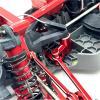 DAIHAOUU Metal Upgraded Steering Components Steering Rod for MJX 1/10 10208 Monster RC Car Parts(Red) view 2