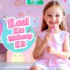 ULOVEME Kids Real Makeup Kit for Girls with Fluffy Purse - Real, Non Toxic, Washable Make Up Toy - Umicorn Toys Gift for 3 4 5 6 7 8 Years Old Girls Birthday view 2