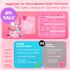 ULOVEME Talc-Free Kids Real Makeup Kit for Little Girls - Mica-Based Safe Formula, Real, Non Toxic, Washable - Ideal for 4 5 6 7 8 Years Old Girls Birthday, Easter Basket Stuffers for Kids, Dress Up view 2