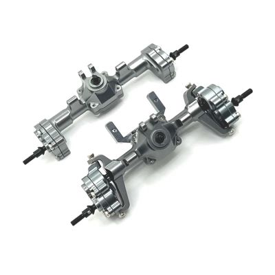 DAIHAOUU Used for FMS 1/24 FCX24 for Xiaoqi Crusher for Chevrolet K5 RC Car Parts Front and Rear Door Bridge Assembly(Dark Grey)