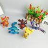 3D Printed Cat Toy Ornament Cartoon Cat Animal Full-Body Joints Movable Ornament Quirky Gift for Friends (Gold, 12cm/4.72in) view 2