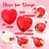 Copkim 3 Pcs 20 Seconds Valentine's Voice Recorder for Stuffed Animal Heart Shape Sound Recorder Push Button Recordable Device Sound Module for Gift Recording Voice Message(Red, Rose Red, Pink) view 3