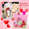 Copkim 3 Pcs 20 Seconds Valentine's Voice Recorder for Stuffed Animal Heart Shape Sound Recorder Push Button Recordable Device Sound Module for Gift Recording Voice Message(Red, Rose Red, Pink) view 4