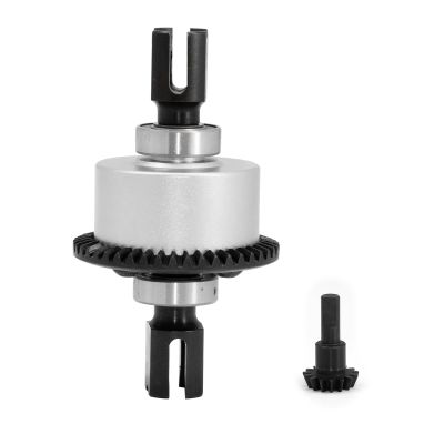 Alloy Steel 42T+15T Differential Diff RC Upgraded Parts for ARRMA 1/7 Infraction, Limitless, Infraction V2, 1/8 Typhon 6S, 1/10 SENTON 6S RC Car, Silver