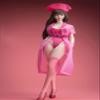 Fremego 1/6 Scale Female Head Sculpt and Clothes Set,Beauty Girl Movable Eyes Head Carved and Coat Jumpsuit Underwear Belt Shoes Clothing Accessory for 12inch PH TBL JO Action Figure (Pink) view 2