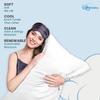 100% Egyptian Cotton Zipper Closure Toddler Pillowcases for 12 x 16 Inches Pillow, 2 Pack Kids Pillow Case for Sleeping (Mediterranean Blue) view 3